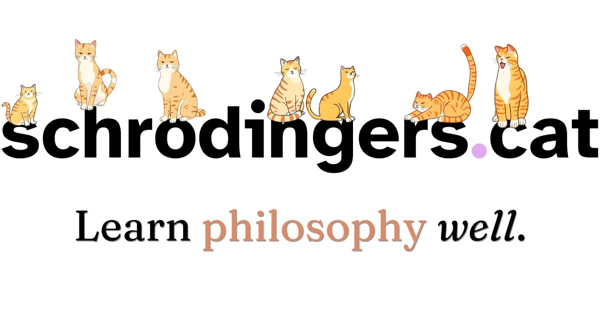 schrodingers.cat — philosophy learning paths, argument mapping, and forum